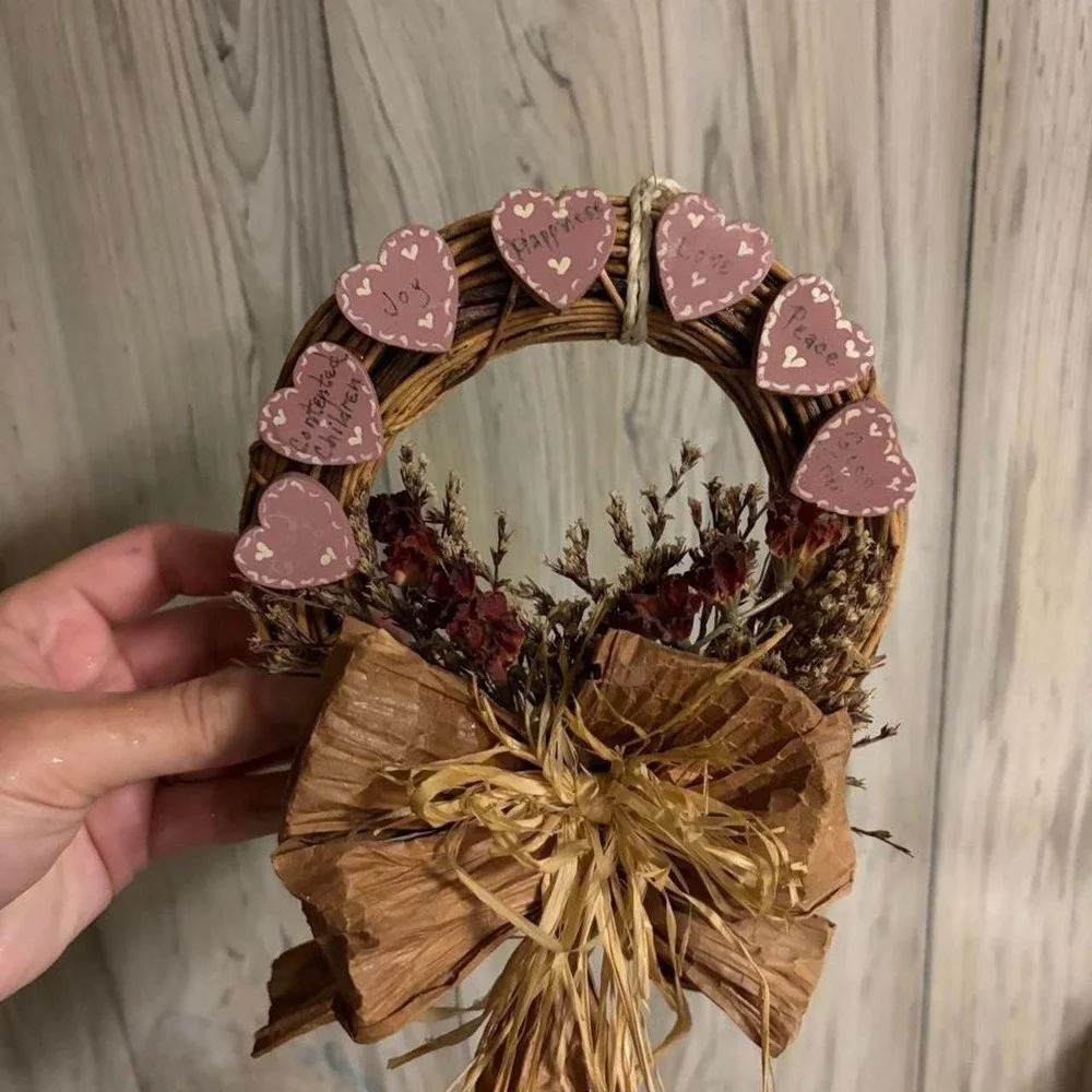 Heart & Flower Wreath